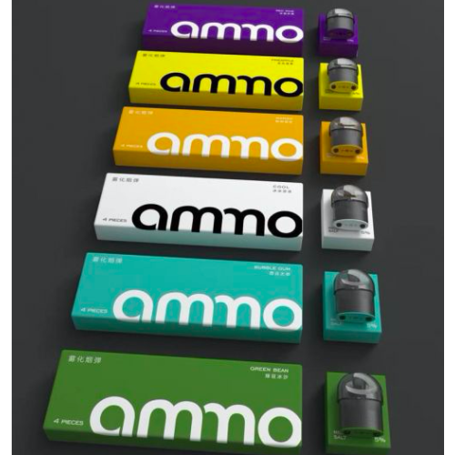 Ammo-LT& Oscars Vape Replacement Pre-filled Pod Cartridge 1.8ml 4 pcs/pack free shipping